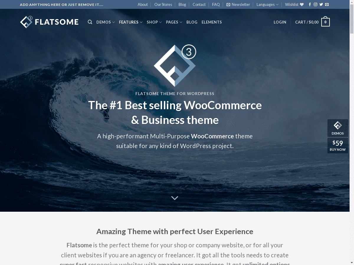 Flatsome | Multi-Purpose Responsive WooCommerce Theme