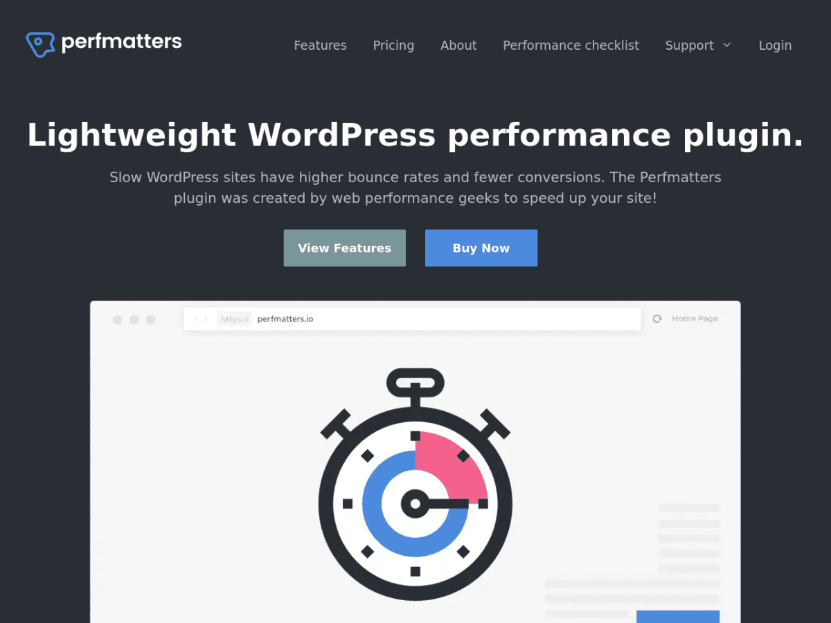 Perfmatters WordPress Performance Plugin