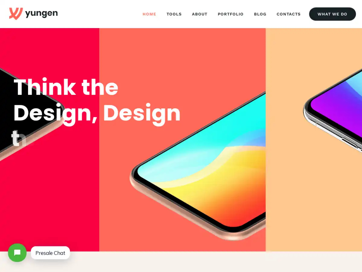 Yungen yungen theme | modern digital agency